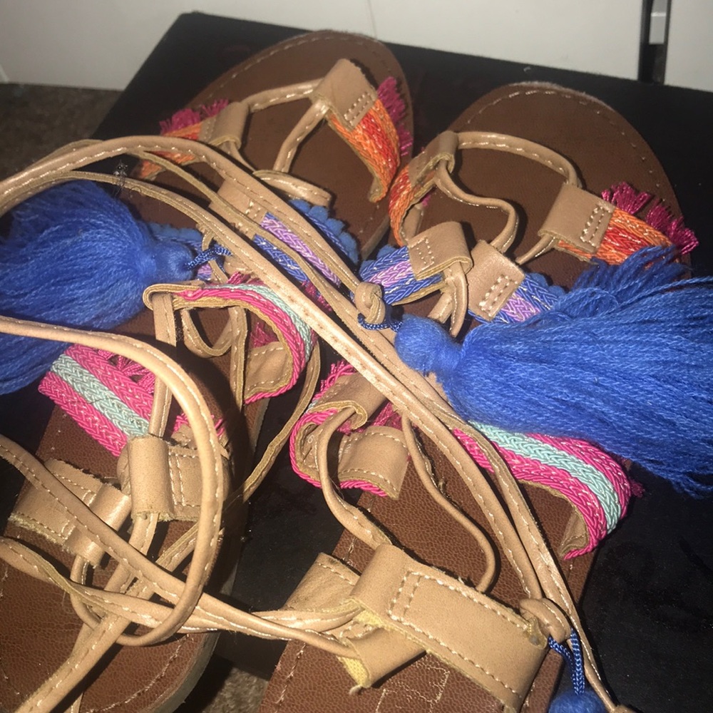 Colorful sandals
